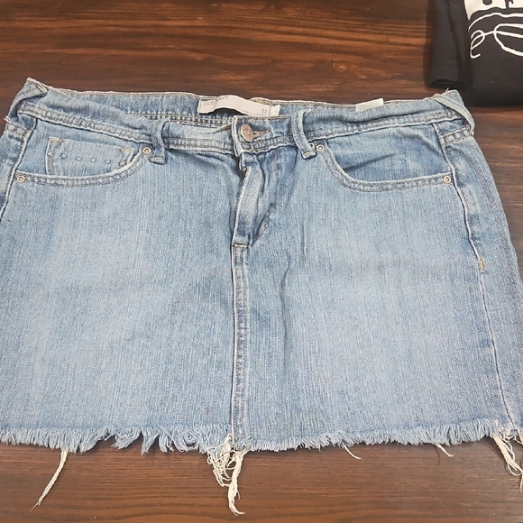 Old Navy Blue Mini Skirt Casual Denim - Picture 1 of 3